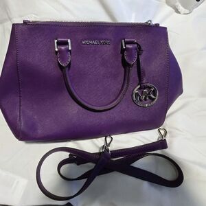MICHAEL Michael Kors Rich Purple Satchel